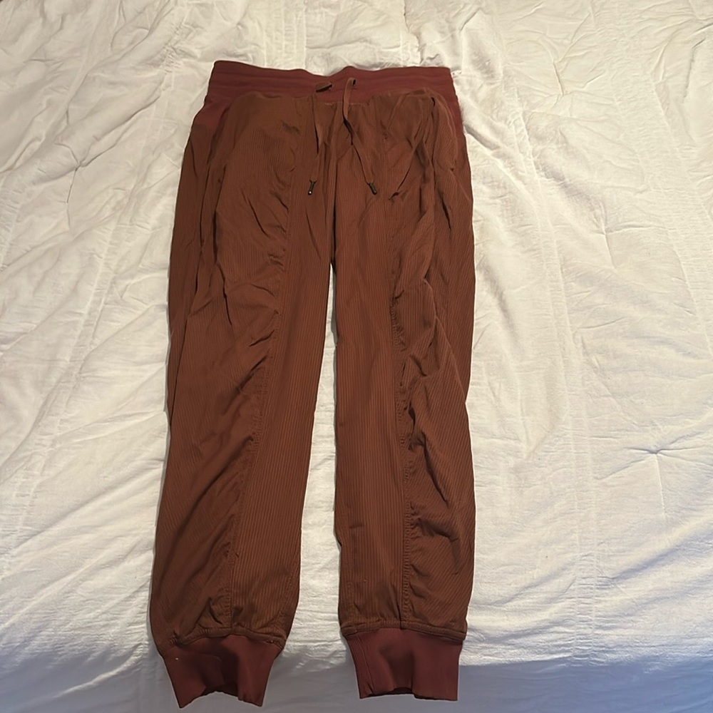 Brown dance studio joggers